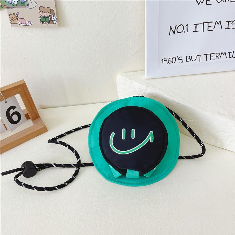Adorable Korean Style Children's Bag With Trendy Colorful Smiley Face Design For Boys And Girls