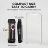 UV Flat EDC Flashlight Rechargeable 1800 High Lumens Pocket Light with RGB,Magnetic Base Small Flashlights with Dual Switch,Stepless Dimming,USB-C