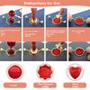 7pcs Metal Wax Seal Molds Gold Wax Seal Mat Wax Seal Molds Kit for Invitations Envelopes Gifts Wine Packaging