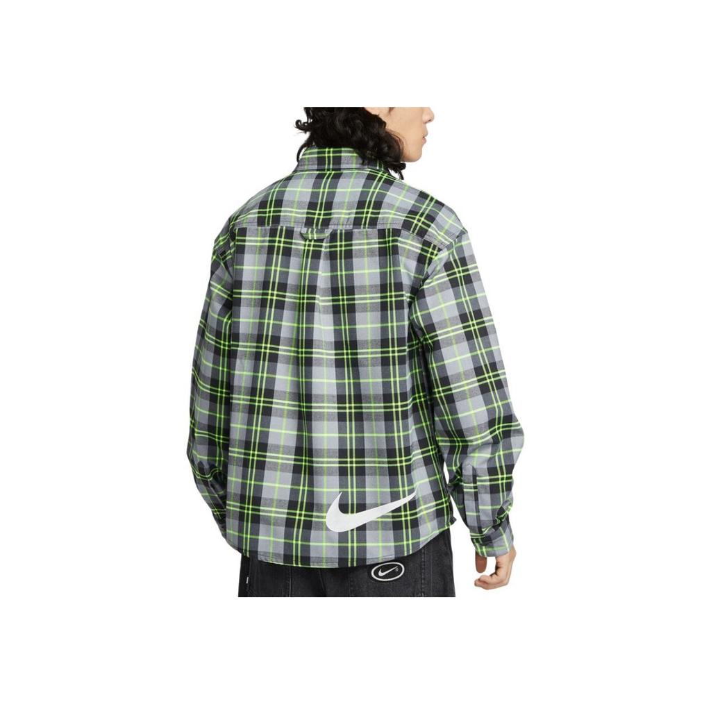 Nike Chemise à Manches Longues en Flanelle Boutonnée pour Homme HV0257-070