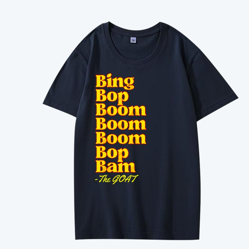 Kendrick Lamar GNX - Bing Bop Boom Camiseta masculina feminina Oversized 100% Algodão manga curta Estampa de verão Unissex sizetops