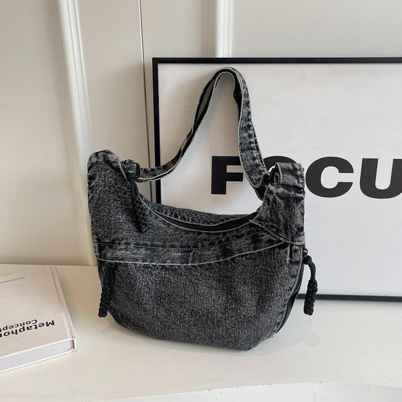 

Джинсова міська проста сумка великої місткості жіноча сумка-почтальон жіноча сумка-вареник