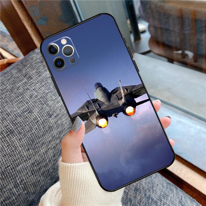 F14 Tomcat Jäger Handyhülle Für iPhone 16 15 14 12 11 13 Pro Max 12 13 mini XR 15 16 Plus 16e Hülle