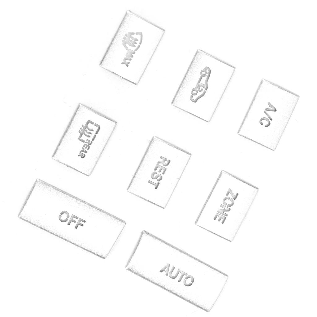 8pcs Air Conditioner Button Knob Cover Trim Replacement for MercedesBenz EClass W212 201015