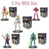 In Stock Anime Figure Phoenix Ikki Hyoga Seiya Shiryu Standing Armor Model Children's Toys PVC Box Desktop Collection Toys