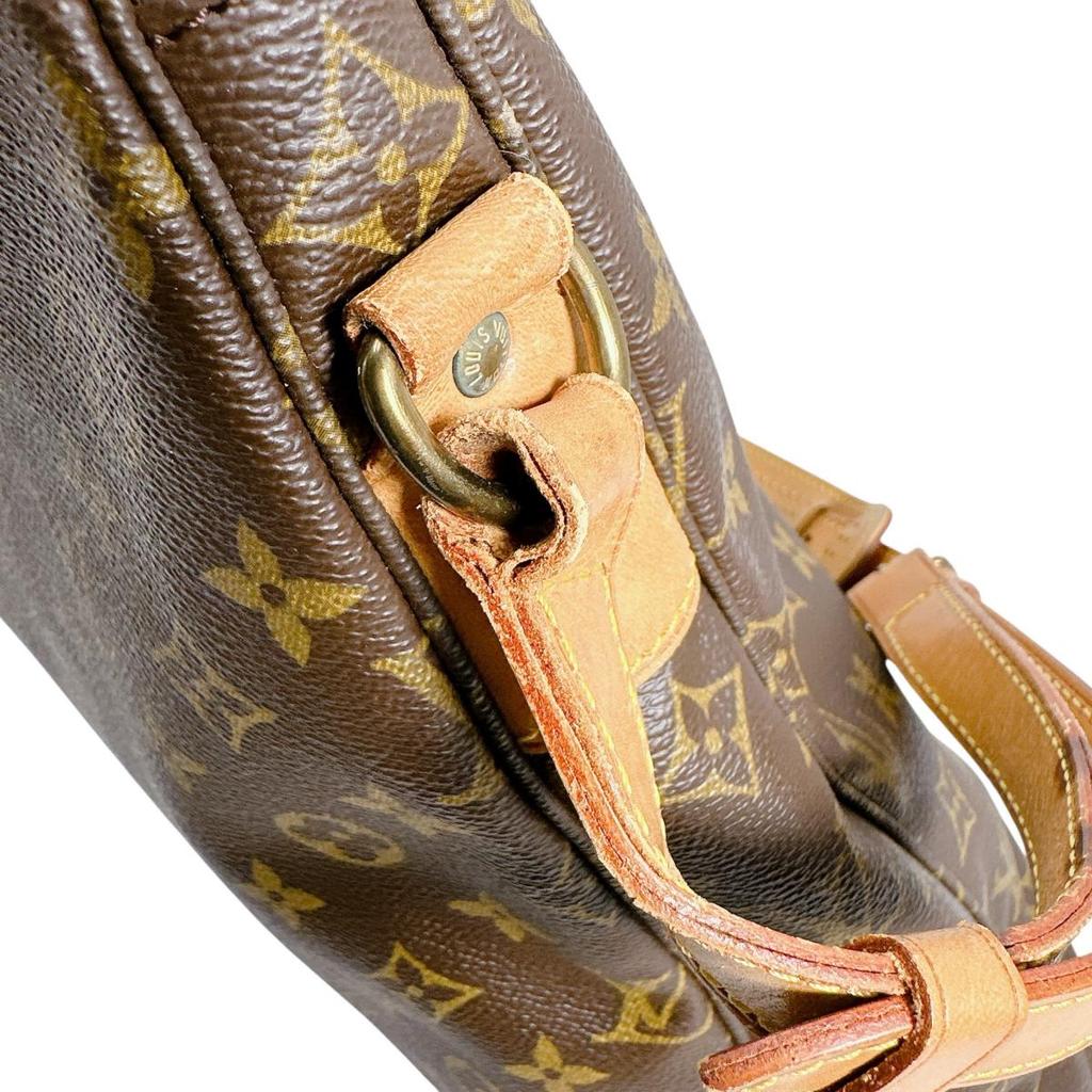 LOUIS VUITTON Monogram Ballad Shoulder Bag Monogram canvas Brown unisex M51112 Used