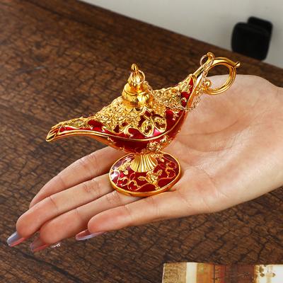 Stile classico Lampada magica di Aladino Decorazione Temperamento Modello retrò Lampada dei desideri Decorazione Artigianato