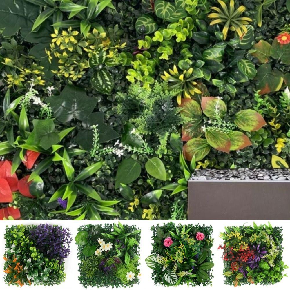 DIY Artificial Eucalyptus Carpet Eternal Life Simulation Maple Plant Sheet Wedding