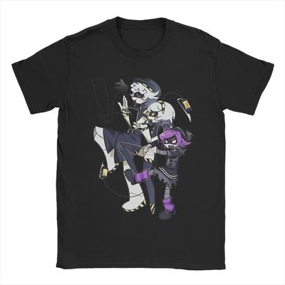 Ästhetische Morddrohnen N und Uzi Türsteher J T-Shirts für Männer Frauen Rundhals Kurzarm Oberteile Horror Baumwolle Sommer OberteileOberteile
