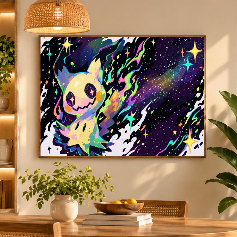 5D Diamond Painting Mimikyu DIY Full Drill Diamond Art Kit Home Decoration