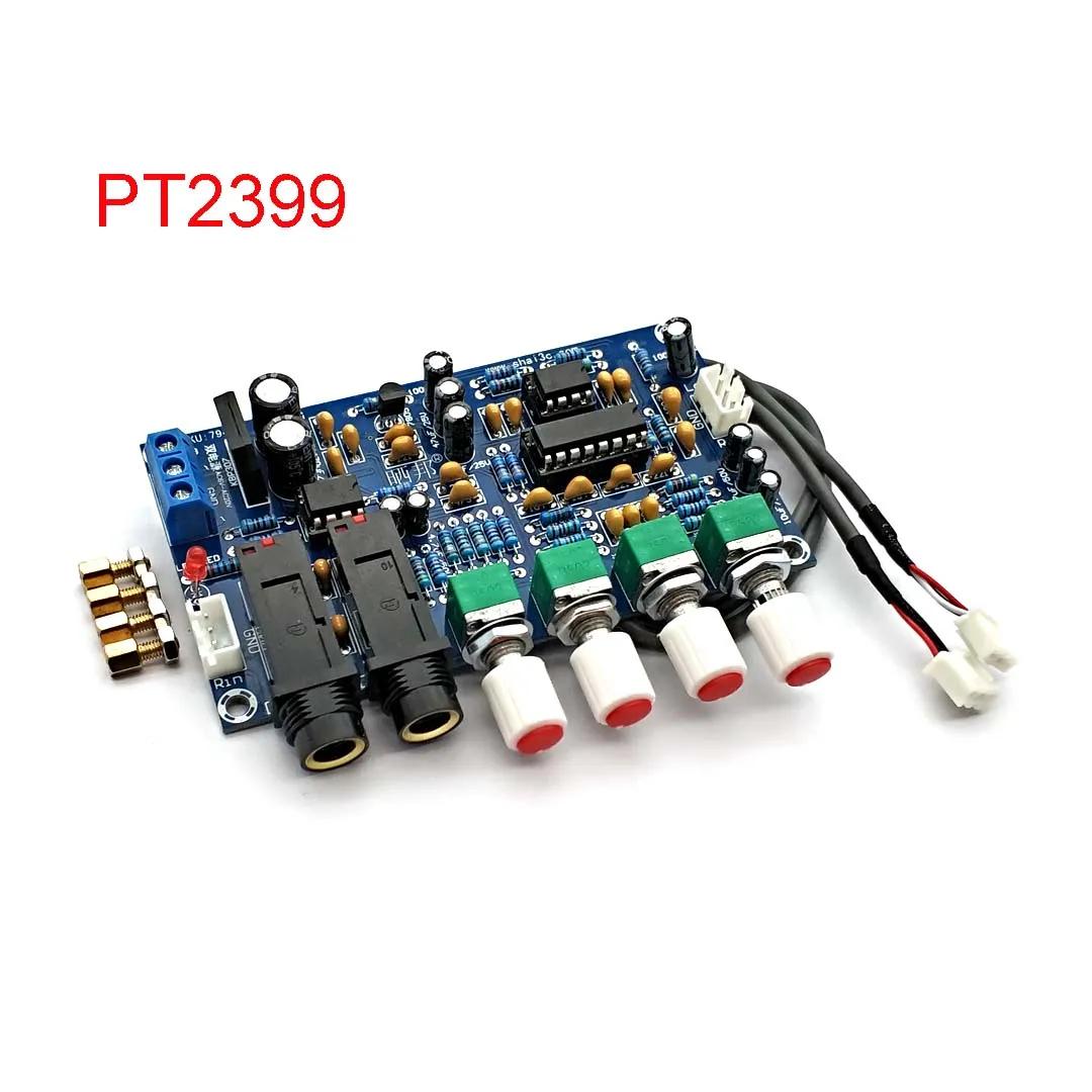 

PT2399 Digital Microphone Amplifier Board Karaoke Reverberation Board Karaoke OK Amplifier Module Dual AC12V Electronic DIY PCB XH-M173