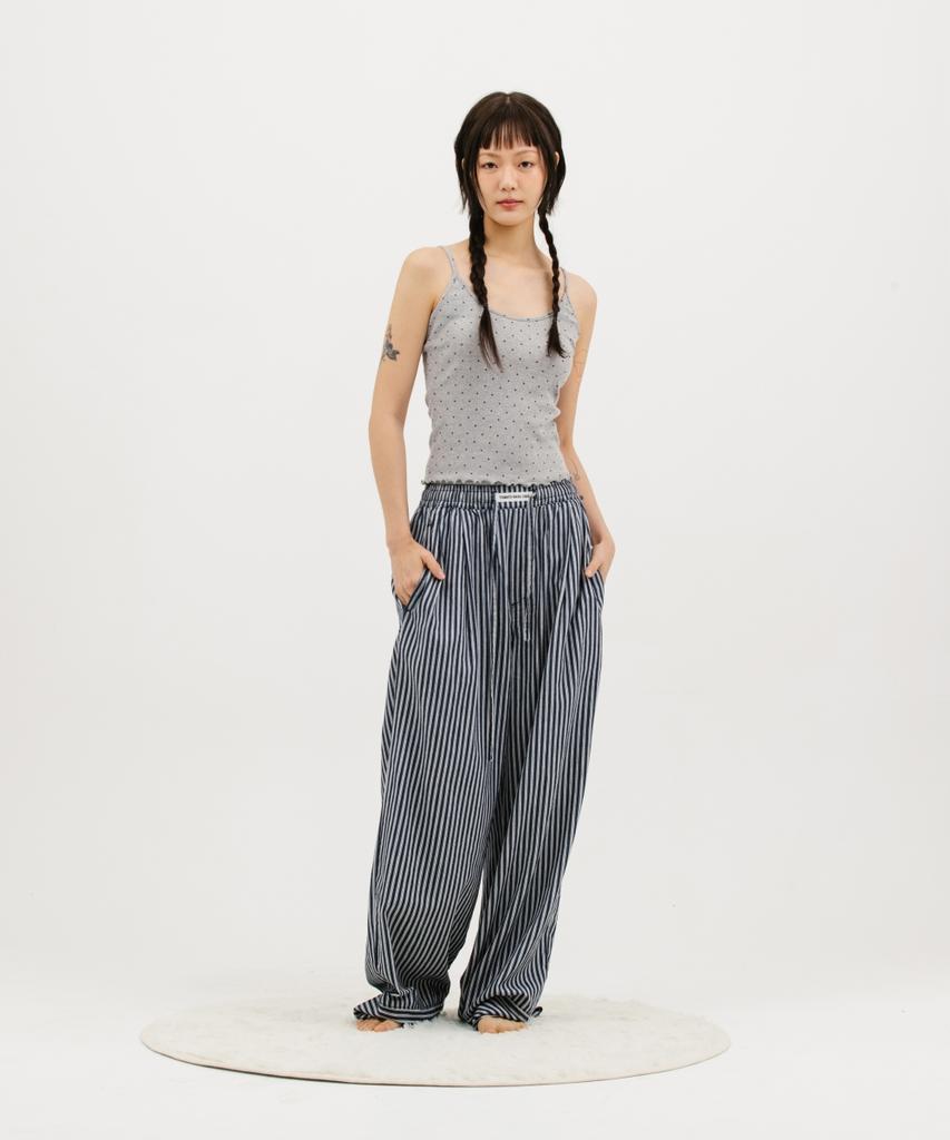 Met And Mel [Tobake] Stripe Pajamas Pants
