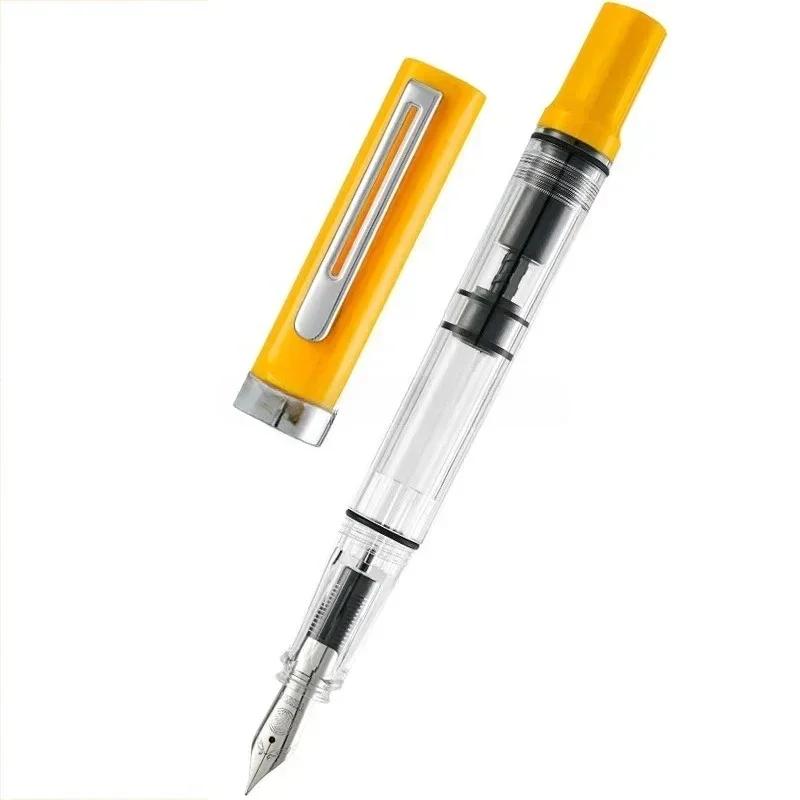 

Нова поршнева ручка TWSBI ECO з прозорої смоли, тримач для ручки, велика ємність для чорнила, для студентів, ділові витратні матеріали, подарунок M(0.7mm)