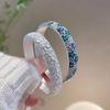 Classic Enamel Bracelet Traditional Chinese Cloisonne Bracelet India Cuff Bangle  Women