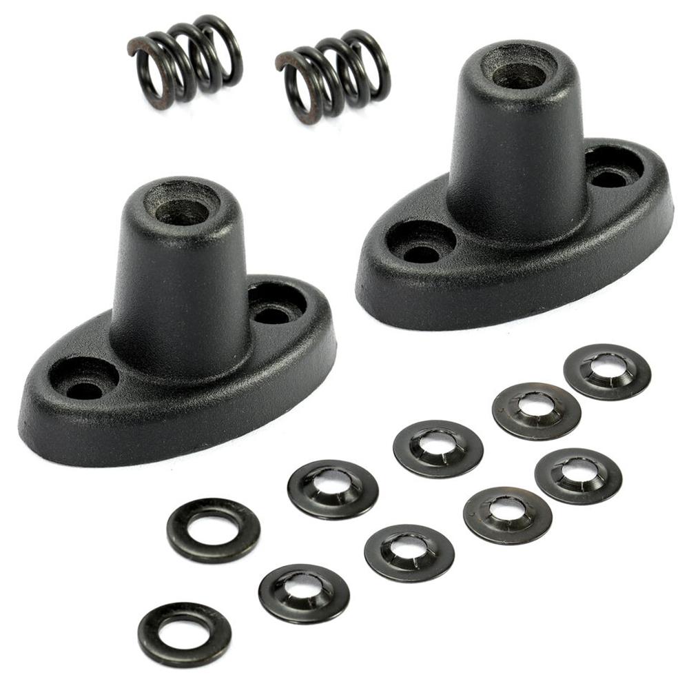 2 Set Sun Visor Repair Bracket Kits For Jeep 97-02 TJ Wrangler Aluminum 924-531