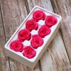 Ewige Lebensblume Material Geschenkbox Unsterbliche Rose Blume Getrocknete Rose Künstliche Konservierte Blumen Kopf Rosen