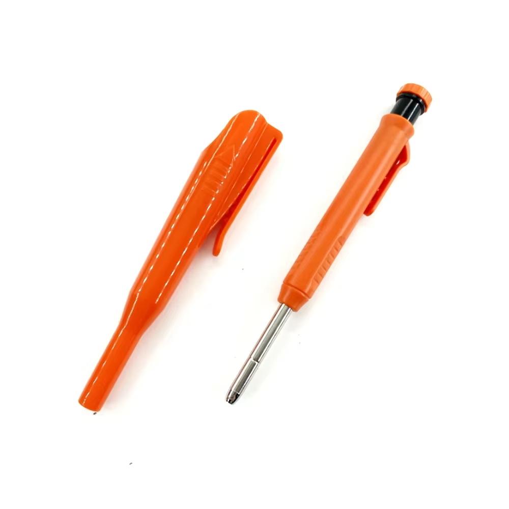 Solid Carpenter Pencil Set Woodworking Tools Mechanical Pencil 3 Colors Refill Construction Job Tools Carpentry Marking