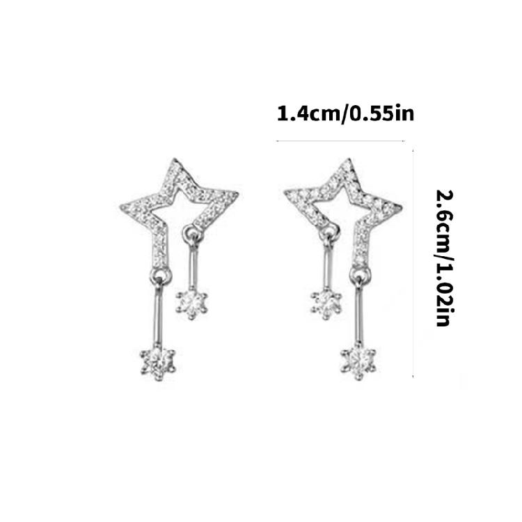 Adorable Star Ear Studs Perfect Ear Accessories Alloy Texture Women Pendiente Simple Earring Suitable for Everyday Wear