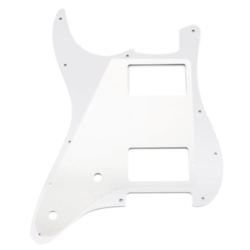 Musiclily Pro 11-Hole ST Stratocaster Pickguard High-Handed Guitar with Covered Two Humbucker Pickups and Two Potholes for Fender Squier Strat Electri