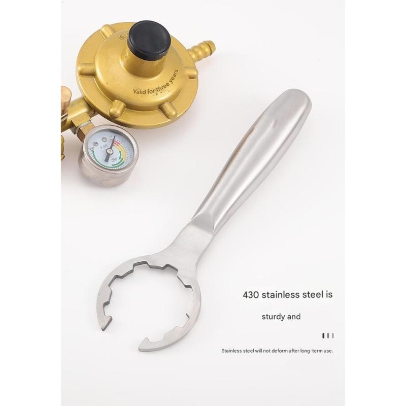 Klucz nastawny do regulatora ciśnienia ze stali stopowej Narzędzie do zaworów zbiorników Szybkie zwalnianie Do użytku domowego i przemysłowego