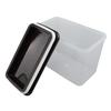2PCS pp Grain Storage Box Rectangular Cereal Container Durable Sealed Container  Home Kitchen