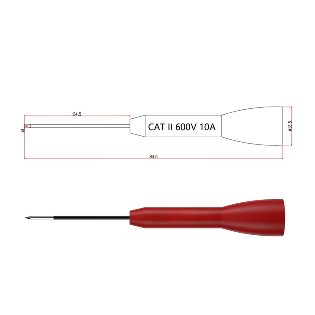 1set Meter Test Kit Connector Multimeter Test Leads Wire Puncturer Crocodile Clips For Electrical Measurements Testing