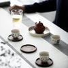Tea Coffee Cup Pad Placemats Decor Walnut Beech Wood Coasters Durable Heat Resistant Square Drink Mat Bowl Teapot