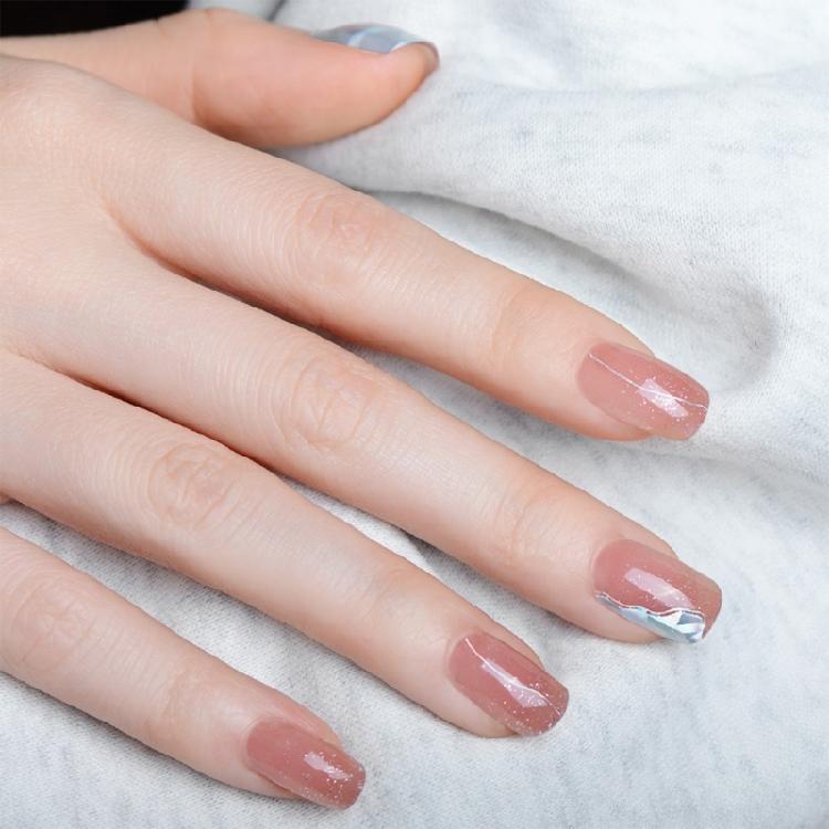 Glittering Nail Stickers 11 Piece Set Waterproof Adhesive Durability For Everyday Wear & Nail Repair