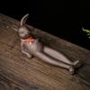 Frog Incense Stick Holder Ceramic Insence Burner Ash Catcher Incense Nice Stand Frog Ornament for Aromatherapy Yoga for Home