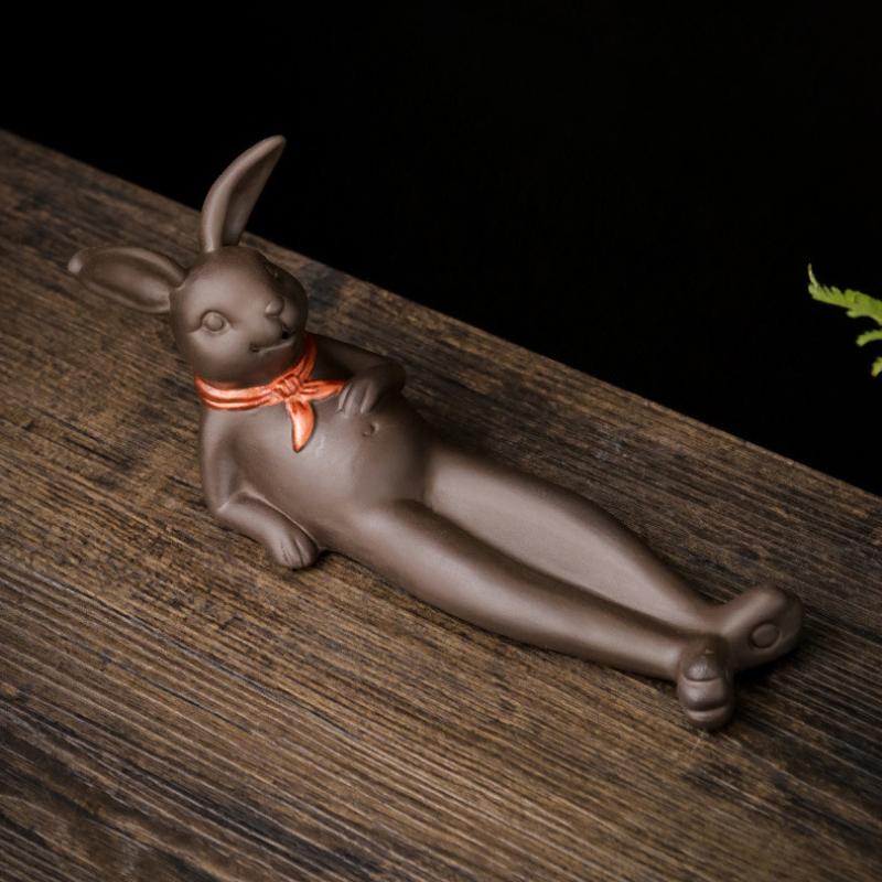 Frog Incense Stick Holder Ceramic Insence Burner Ash Catcher Incense Nice Stand Frog Ornament for Aromatherapy Yoga for Home