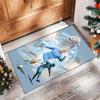 Erling Haaland Calcio Football Pattern Tappeto Morbido per Area Tappeto per Pavimento Interno Antiscivolo Tappetino Decorazione Sportiva per Camera da Letto