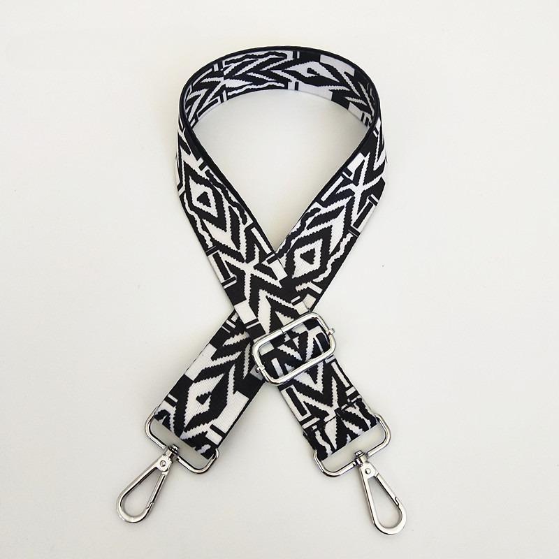 New Ethnic Style Series Women's Bag Shoulder Strap Accessories Adjustable Wide Shoulder Strap Color Bag Versatile Webbing