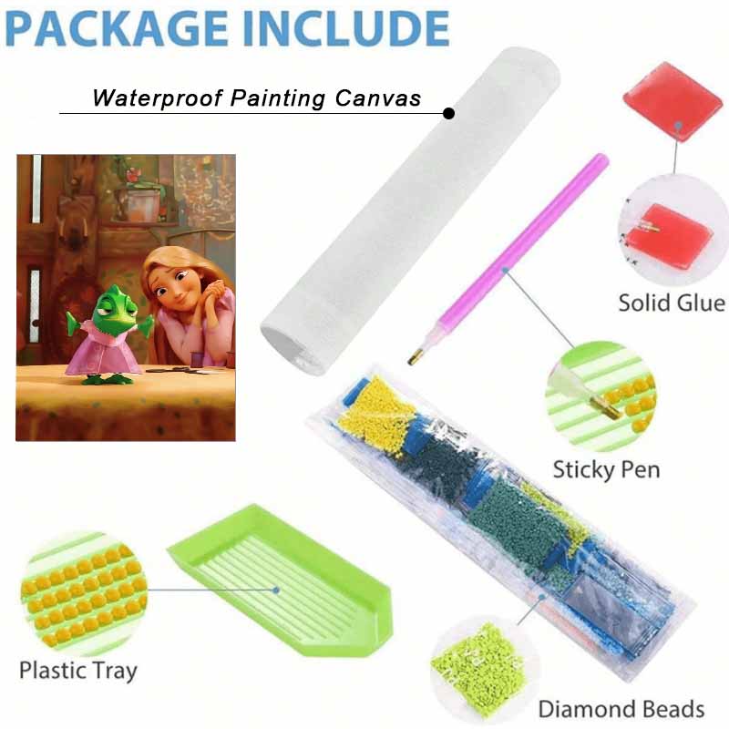 Disney Diamond Art Painting Pascal Home Wall Decor Crafts Adult/Beginner Gift Ideas Creative Home Decor