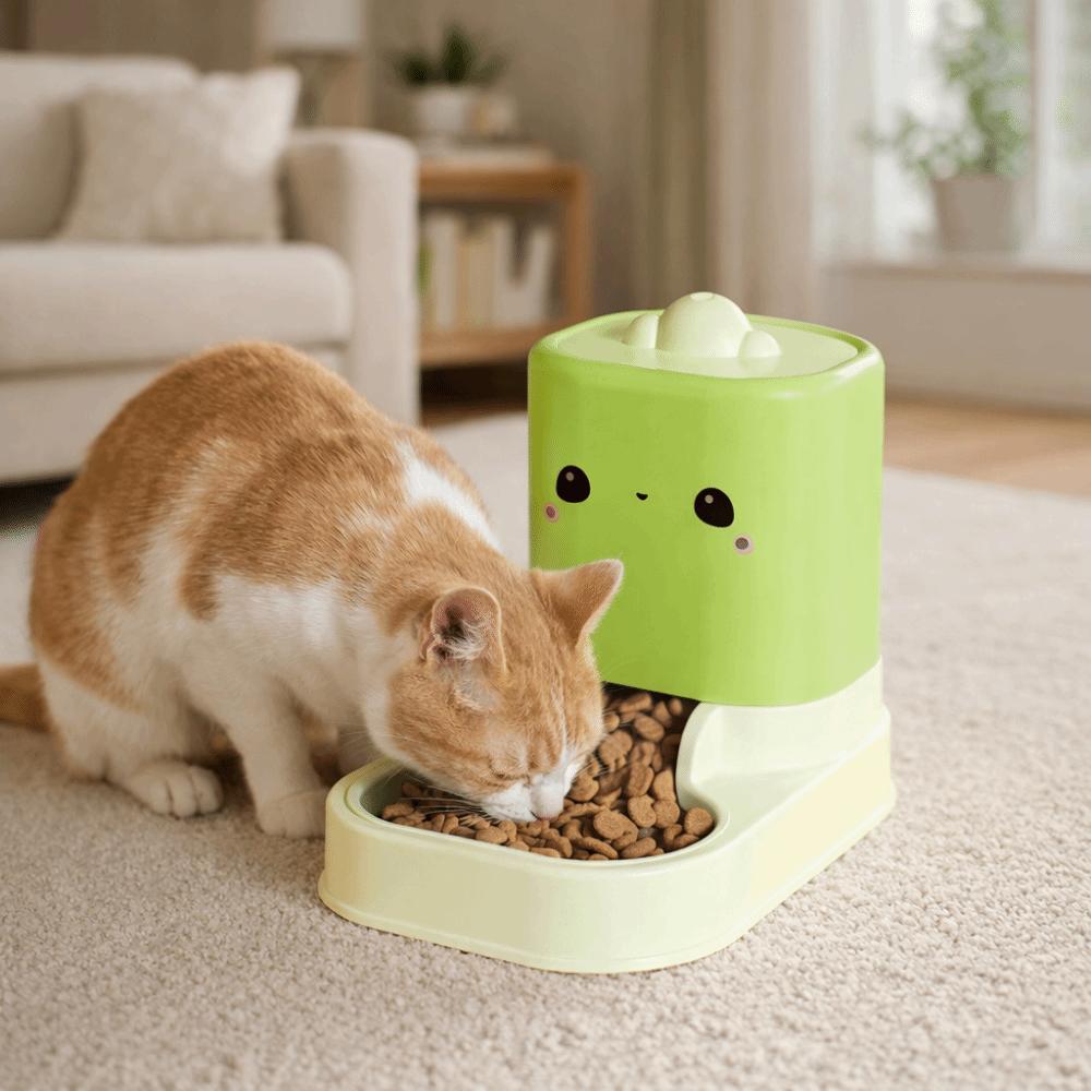 Large Capacity Cat Automatic Feeder Durable Cat Food Dispenser Dog Feeder  for Cats and Dogs