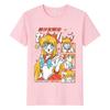 Sailor Moon Tsukino Usagi Unisex Anime Print Summer Children's Loose Casual Short Sleeved Top