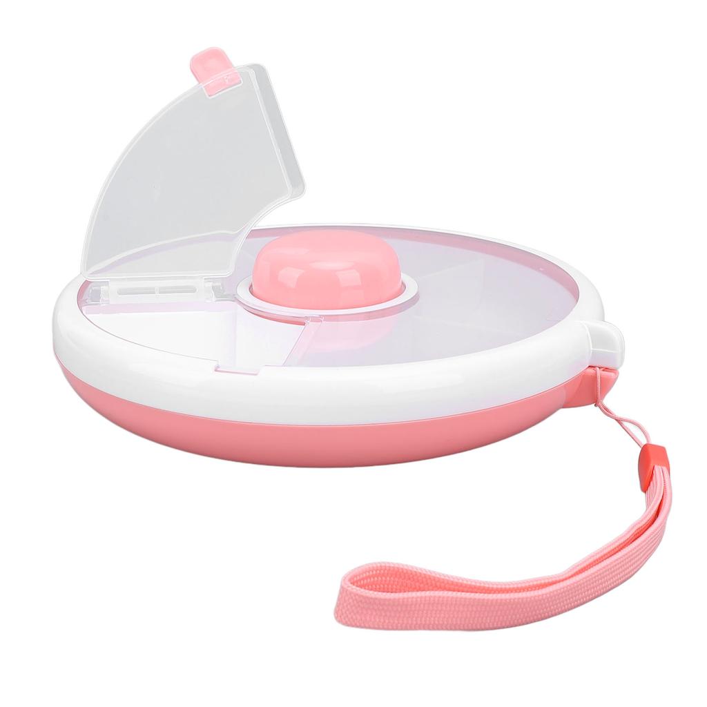 360 Degrees  Rotating Snack Container Large Capacity Sealing Kids Fruit Storage Box Bundle with Lid for