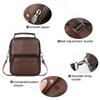 Casual Men's Genuine Leather Crossbody Shoulder Bag - Sporty, Trendy, Cowhide Backpack for Commuting