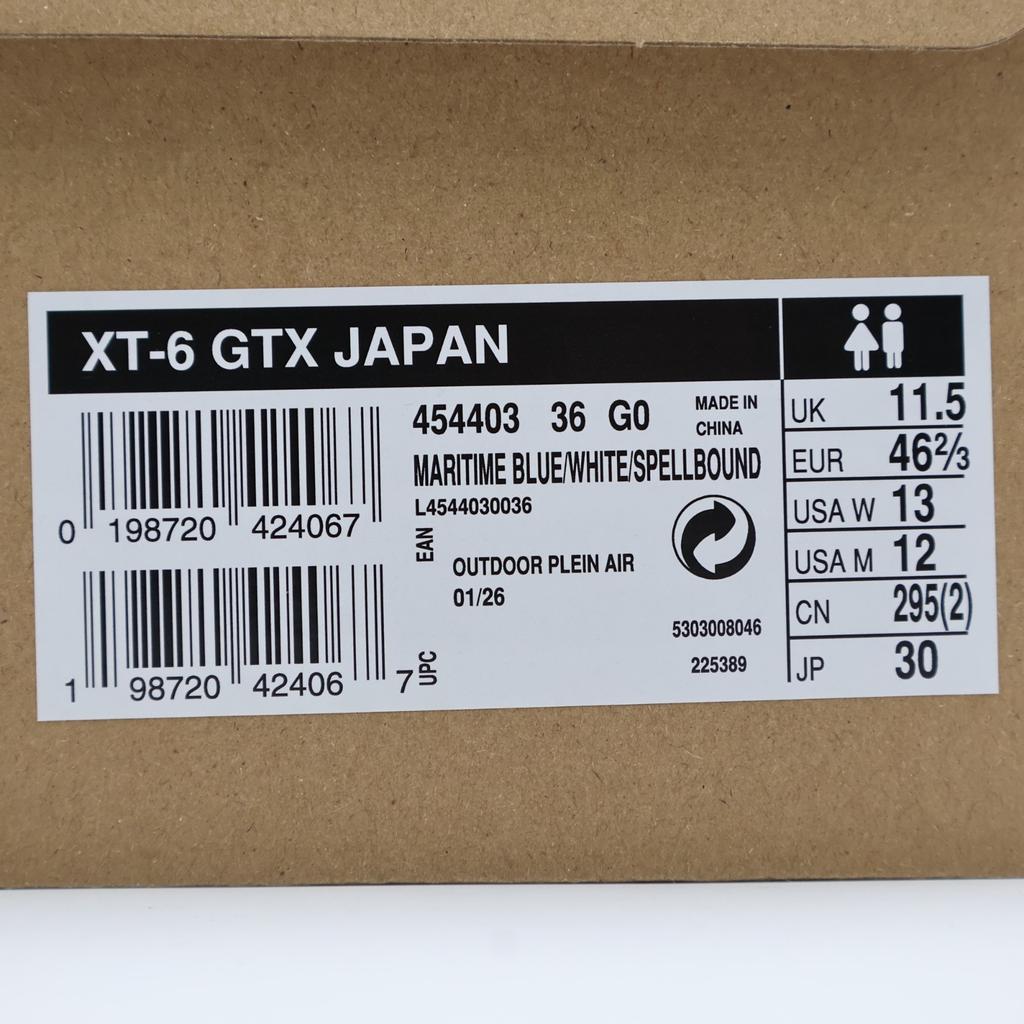 L45440300 Salomon XT-6 GORE-TEX Nami Pack Japan "Maritime Spellbound" (Men's)