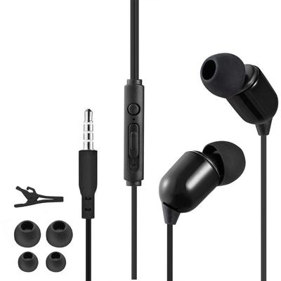 Wired Binaural Deep 3m Cord Music Noise for Cell and MP3 Players with Mic with 3.5mm Earphones, In-Ear Headphones, Bass, Lightweight, Ultra-Long