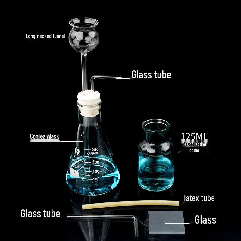 Lab Gas Generation Set with Funnel & Flask
