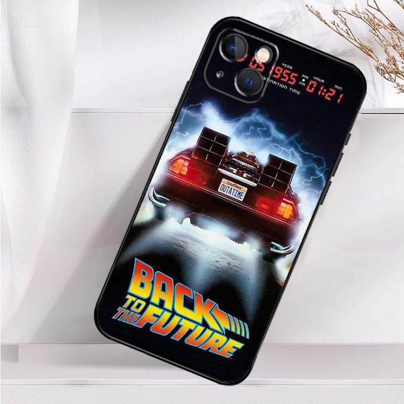 Back To The Future Time Machine Shockproof Case For iPhone 18 17 11 14 15 16 Pro Max Plus 12 13 Mini 16e 17 Air Phone Cover