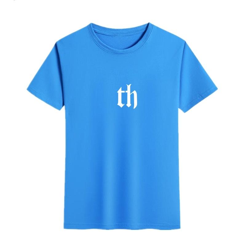 2025 Short-sleeved T-shirt Men And Women Letters Printed Simple Body Shirt Loose Basic Models Versatile Couple Casual Tops