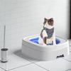 Cat Litter Training Open Urinal Seat for Small, Medium And Large Cats When Traveling