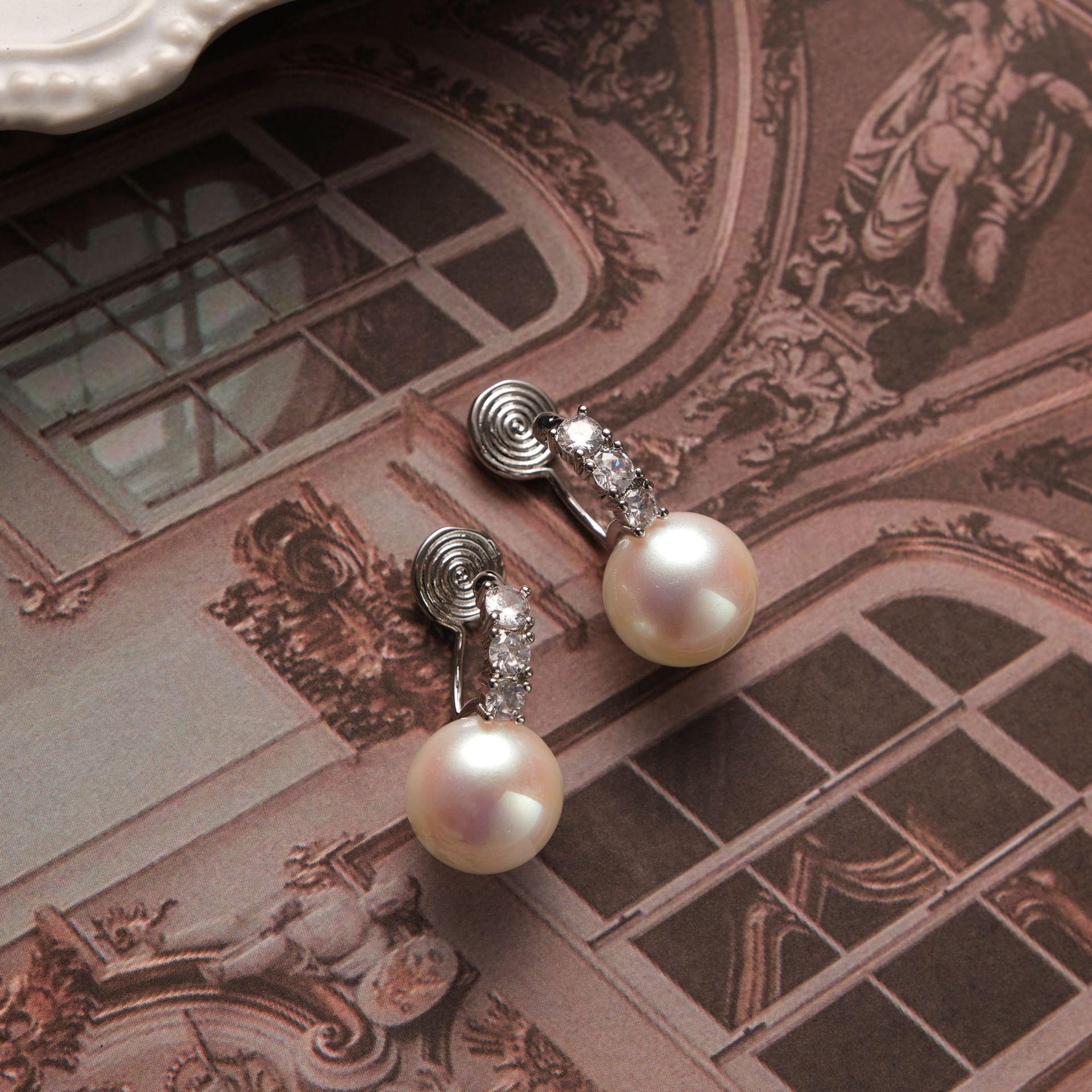 

Серьги с имитацией жемчуга, катушки от комаров, зажим для ушей, серьги без пирсинга для женщин