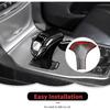RT-TCZ Carbon Fiber Gear Shift Knob Cover Trim Decorative Interior Accessories Compatible with Jeep Grand Cherokee 2014-2015
