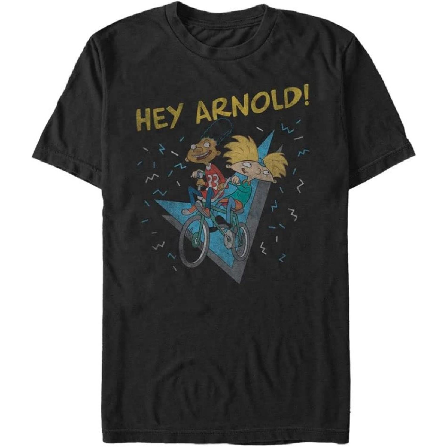 Никелодеон Мужская Хей Арнольд! Мужская футболка с коротким рукавом «Эй, Арнольд» XXXXXL разноцветный