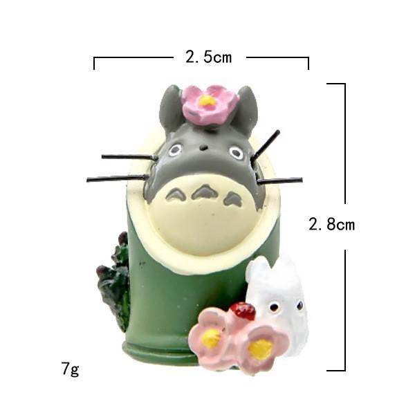 Sunflower My Neighbor Totoro Resin Figurine With Floral Theme For Garden Creative Diy Scene Decoration