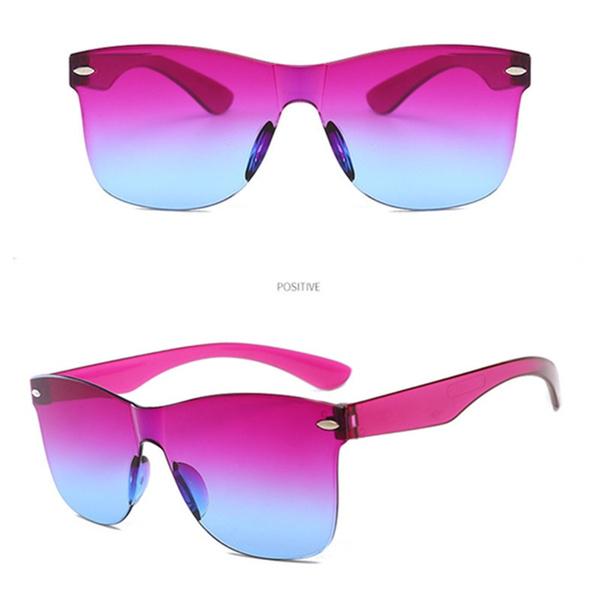 Nové módní dámské brýle Candy Colors UV400 oversized 24barevné brýle