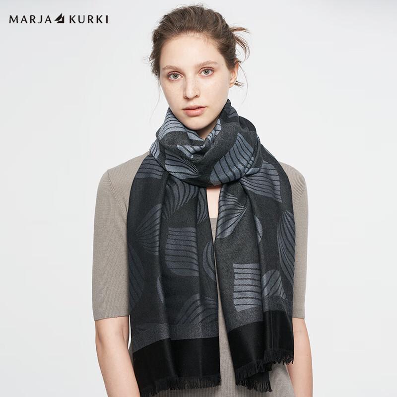 

ШАЛЬ ЖАККАРДОВАЯ ШЕРСТЯНАЯ ЖЕНСКАЯ MARJA KURKI