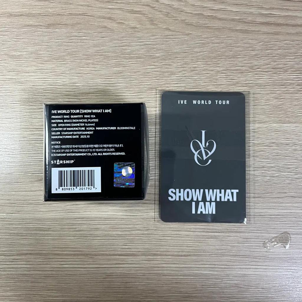 IVE Jang Won Young World Tour Show IM Ring Unopened New Product Photocard POCKA
